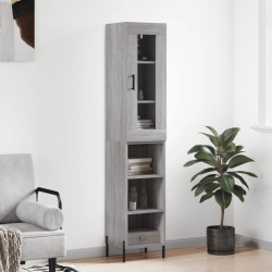 Armoire lavabo de salle de bain sonoma gris 91x35x60 cm 492200492200