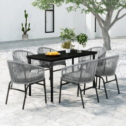 Salon de jardin avec coussins 8 pcs beige résine tressée acacia 492296492296
