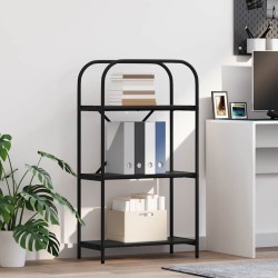 Ensemble de canapé de jardin avec coussin 7 pcs Noir polyrotin 492461492461