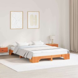 Cadre de lit Chêne noir 180 x 200 cm Bois d'ingénierie 492631492631