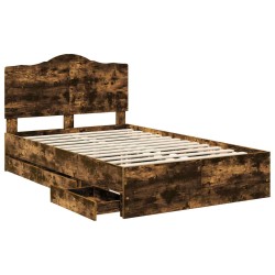 Cadre de lit Gris Sonoma 160 x 200 cm Bois Ingénierie 492656492656