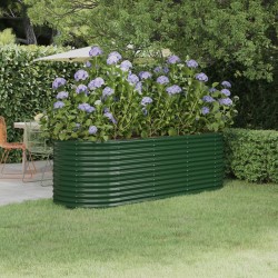 Salon de jardin 7 pcs avec coussins blanc bois de pin 492848492848