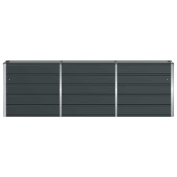 Salon de jardin 12 pcs avec coussins gris foncé bambou 492873492873