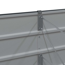 Salon de jardin 12 pcs avec coussins gris foncé bambou 492873492873