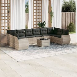 Ensemble de salle à manger pour jardin 5 pcs Beige 492946492946