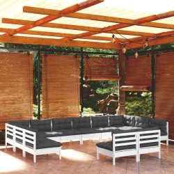 Ensemble de salle à manger pour jardin 9 pcs Noir 493907493907