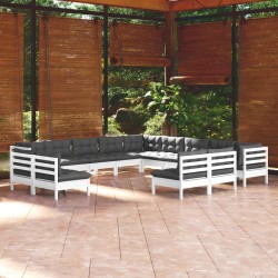 Ensemble de salle à manger pour jardin 9 pcs Noir 493911493911