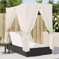 Ensemble de salle à manger pour jardin 9 pcs Gris clair 493945493945