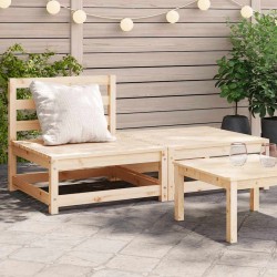 Ensemble de salle à manger pour jardin 9 pcs Beige polyrotin 493963493963