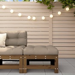 Ensemble de salle à manger pour jardin 9 pcs Beige polyrotin 493969493969