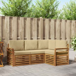 Ensemble de salle à manger pour jardin 5 pcs Marron polyrotin 494133494133