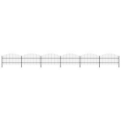 Ensemble de salle à manger pour jardin 7 pcs Noir 494259494259