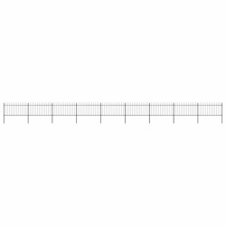 Ensemble de salle à manger pour jardin 7 pcs Noir 494261494261