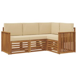 Ensemble de salle à manger pour jardin 5 pcs Marron polyrotin 494277494277