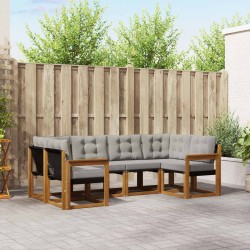 Ensemble de salle à manger pour jardin 5 pcs Marron et Noir 494653494653