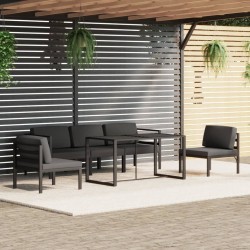Ensemble de canapé de jardin Beige polyrotin 494824494824