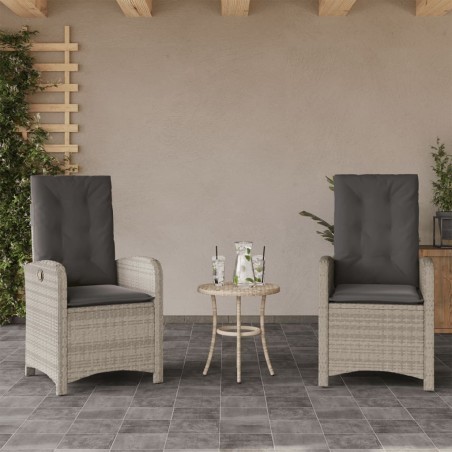  Salon de jardin 10 pcs avec coussins Résine tressée Marron 494874494874