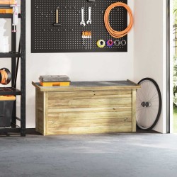 Salon de jardin avec coussins 7 pcs gris résine tressée acacia 495193495193