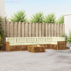 Ensemble de canapé de jardin 8 pcs Beige Poly rotin 495316495316