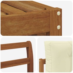 Ensemble de canapé de jardin 9 pcs Beige et crème polyrotin 495339495339