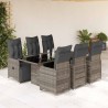 Salon de jardin 5 pcs avec coussins Aluminium Anthracite 495343495343
