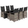 Salon de jardin 5 pcs avec coussins Aluminium Anthracite 495343495343