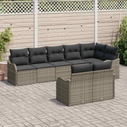 Salon de jardin 5 pcs et coussins bois massif sapin de douglas 495352495352