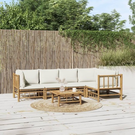 Salon de jardin avec coussins 3 pcs beige résine tressée 495357495357
