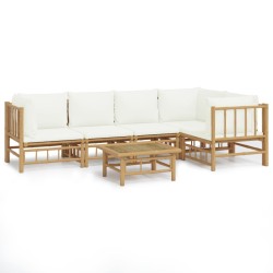 Salon de jardin avec coussins 3 pcs beige résine tressée 495357495357