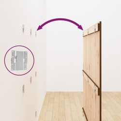 Ensembles de meubles 5 pcs Naturel et Crème Bois d'ingénierie 495434495434