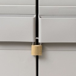 Ensemble à manger de jardin 9 pcs Beige 495438495438