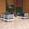 Salon de jardin avec coussins 3 pcs beige résine tressée 495452495452