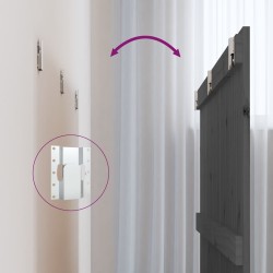 Ensembles de canapés Naturel et Anthracite Bois d'Acacia Massif 495454495454