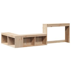Ensemble de canapé de jardin 4 pcs Naturel Bois de teck massif 495499495499