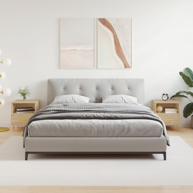 Ensemble de canapé de jardin 5 pcs Marron et blanc polyrotin 495514495514