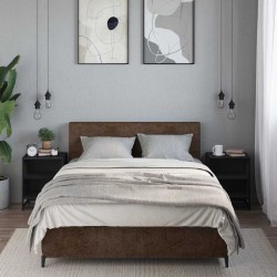 Ensemble de canapé de jardin 5 pcs Marron Poly rotin 495517495517