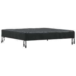 Ensemble de canapé de jardin avec coussin 6 pcs Noir Poly rotin 495619495619