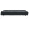 Ensemble de canapé de jardin avec coussin 6 pcs Noir Poly rotin 495619495619