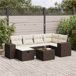 Salon de jardin avec coussins 13 pcs gris résine tressée 495693495693