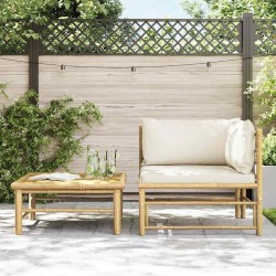 Ensemble de canapé de jardin 8 pcs Beige Poly rotin 495745495745