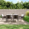 Ensemble de salle à manger pour jardin 13 pcs Blanc Rattan Polt 495798495798