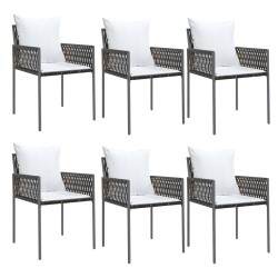 Ensemble de salle à manger pour jardin 13 pcs Blanc Rattan Polt 495798495798