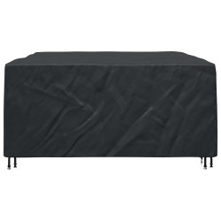 Ensemble de canapé de jardin avec coussin 6 pcs Noir polyrotin 495808495808