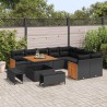 Ensemble à manger de jardin 7 pcs Bois d'acacia solide 495953495953