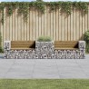 Ensemble à manger de jardin et coussins 11 pcs mélange beige 495956495956