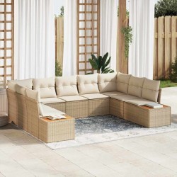 Salon de jardin avec coussins 7 pcs bois massif d'acacia 496057496057