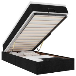 Salon de jardin 7 pcs avec coussins noir résine tressée 496105496105