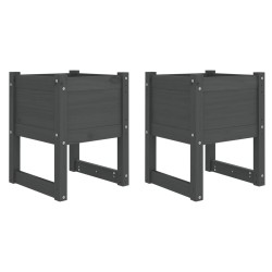 Ensembles de meubles 3 pcs Gris et bleu marine Rotin 496108496108