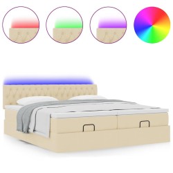 Ensemble de canapés d'extérieur 8 pcs Naturel et Crème 496126496126