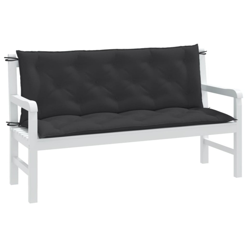 Ensemble de canapé de jardin avec coussin 11 pcs Noir polyrotin 496188496188
